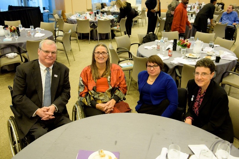 Jack Catlin, Marca Bristo, Karen Tamley & Emily Harris at the 2016 Disability Inclusion Opportunity Summit